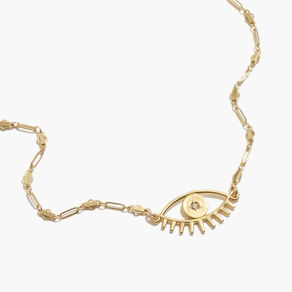 Katie Dean Evil Eye Necklace